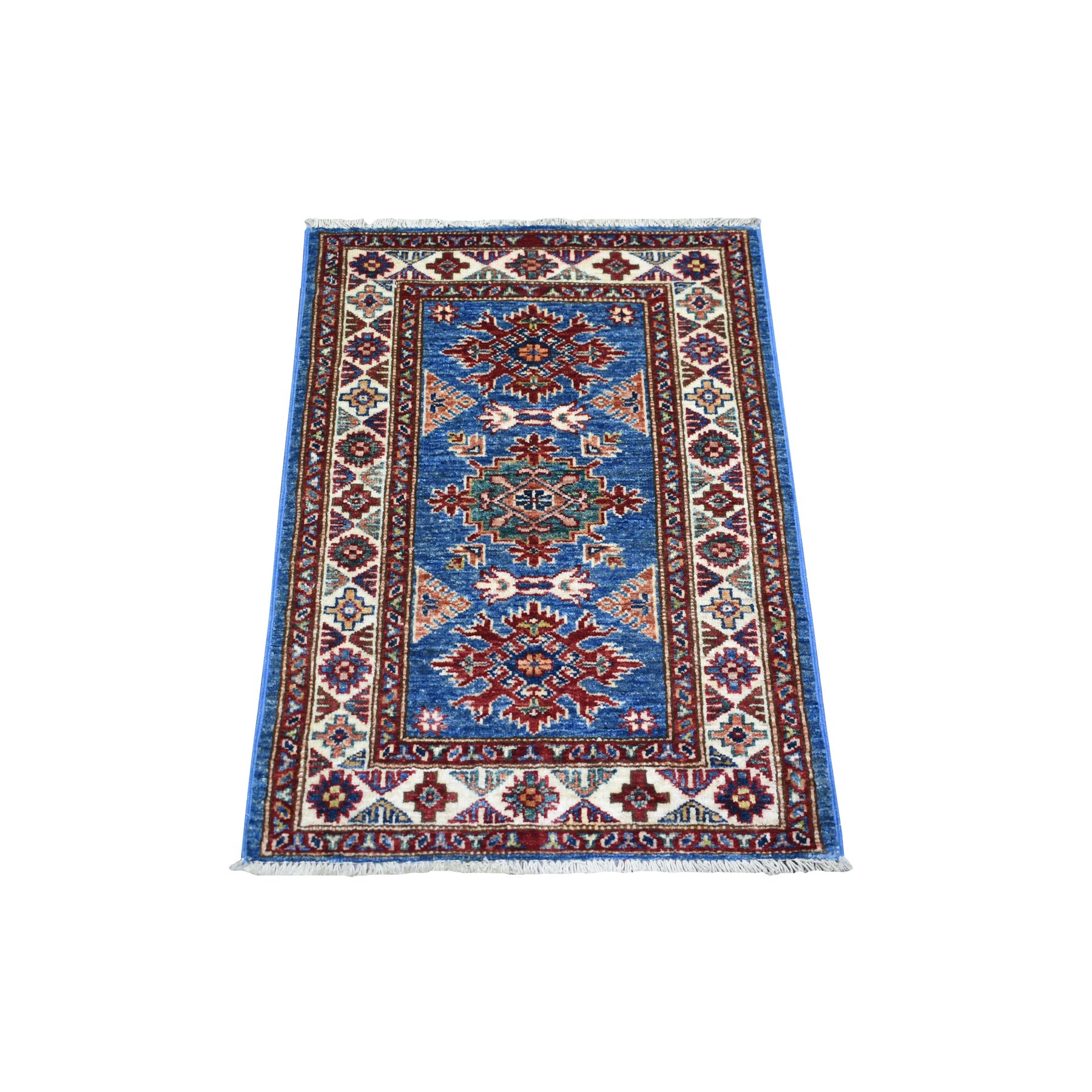 3'4 x 3'4 Oriental Super Kazak Square Rug 